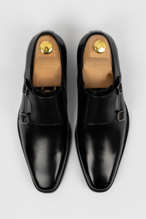 PANTOFI ELEGANTI - Pantofi barbati eleganti negri cu catarame