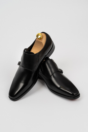 PANTOFI ELEGANTI - Pantofi barbati eleganti negri cu catarame