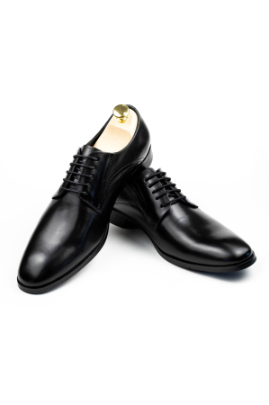 PANTOFI ELEGANTI - Pantofi piele barbati eleganti negri Derby