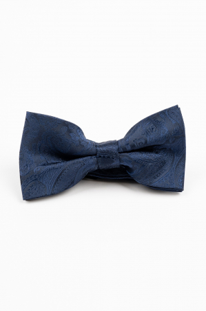 PAPIOANE - Papion navy cu imprimeu paisley bleumarin
