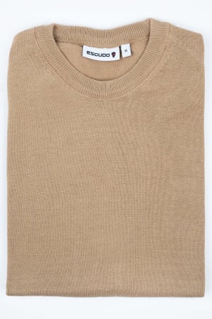 Pulover slim bej [4]