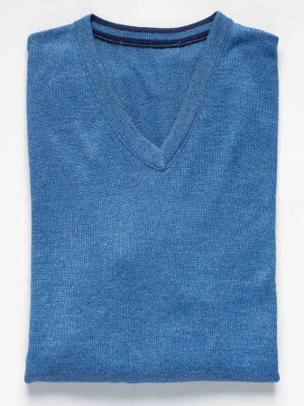 Pulover slim bluemarin jeans cu anchior [1]