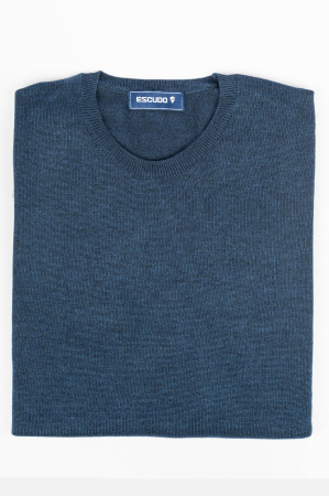 Pulover slim indigo [1]