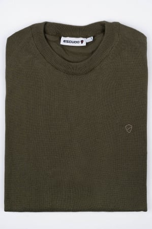 Pulover slim olive [6]