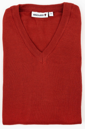 Pulover slim visiniu cu anchior [1]