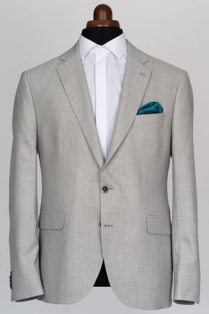 SACOURI REGULAR FIT - Sacou barbati regular fit bej/bleu-pepit