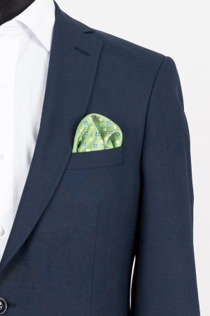 SACOURI SLIM FIT CLASICE - Sacou slim bleumarin