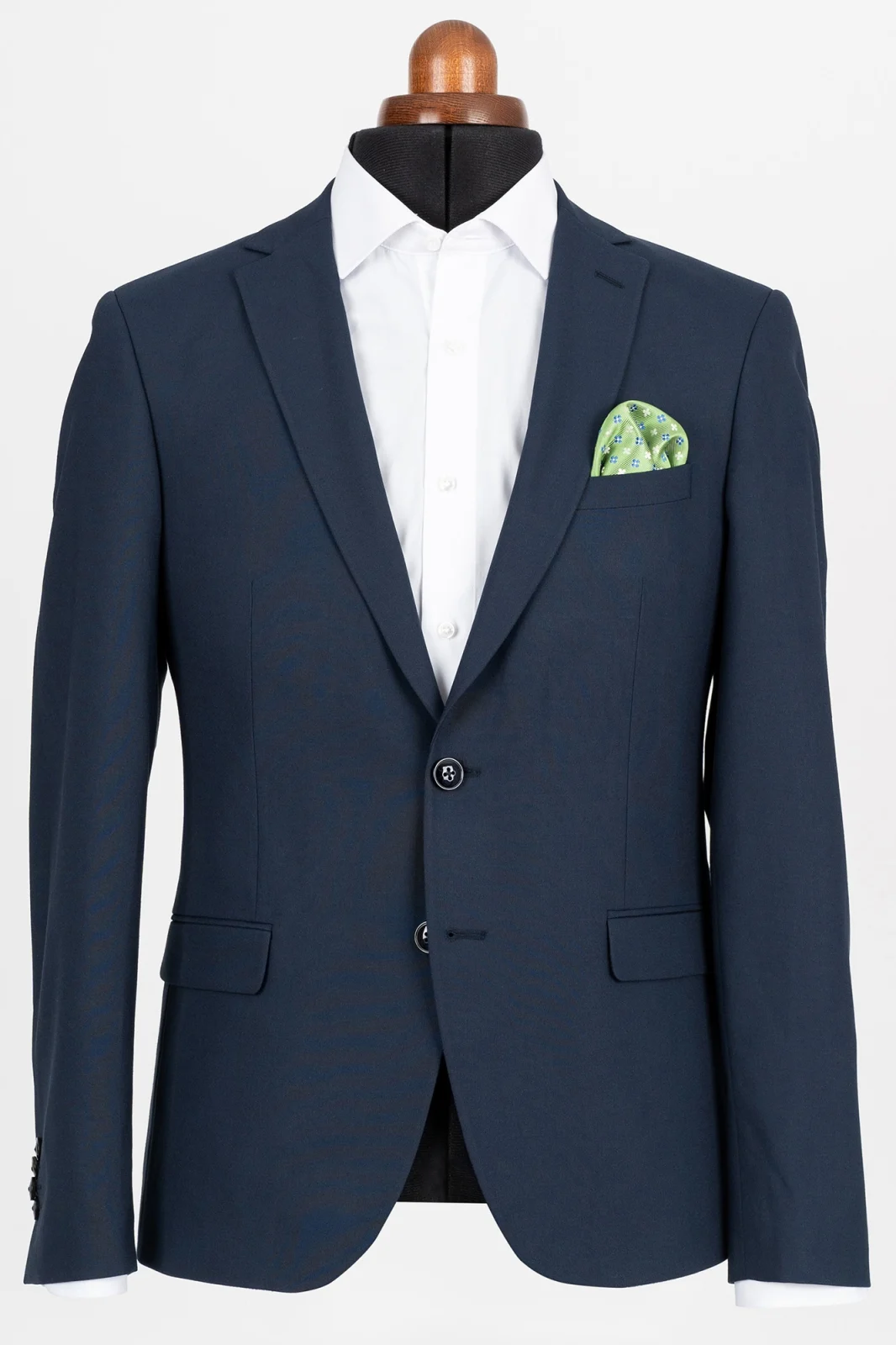 SACOURI SLIM FIT CLASICE - Sacou slim fit bleumarin