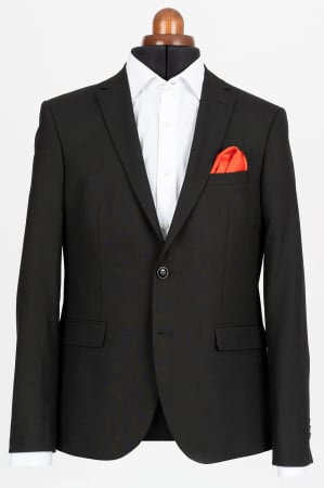 SACOURI REGULAR FIT - Sacou barbati regular fit negru - TALIA 2