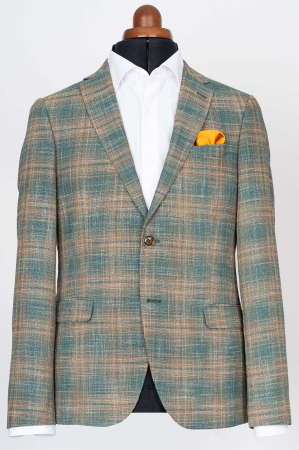 Sacou slim verde caro [0]