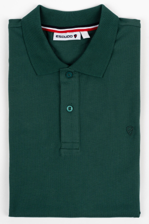 IMBRACAMINTE BARBATI - Tricou polo barbati slim fit verde