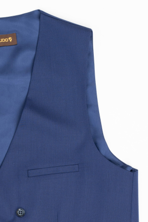 VESTE - Vesta slim albastra