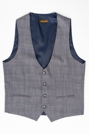 VESTE - Vesta slim gri-roz caro