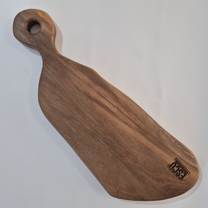 Platou artizanal mic cu mâner din lemn natural – handmade [2]