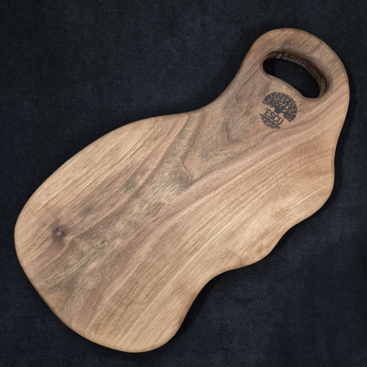 Platou de servire din lemn masiv cu design organic | Handmade | ‘ESCU Woodwork [2]