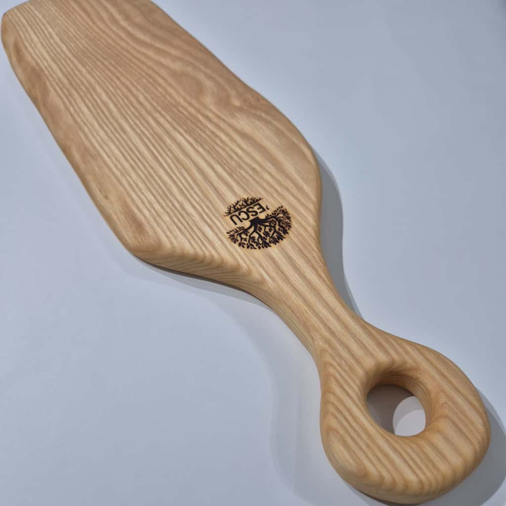 Platou de servire / tocator din lemn de frasin – design natural si handmade | ESCU Woodwork [2]