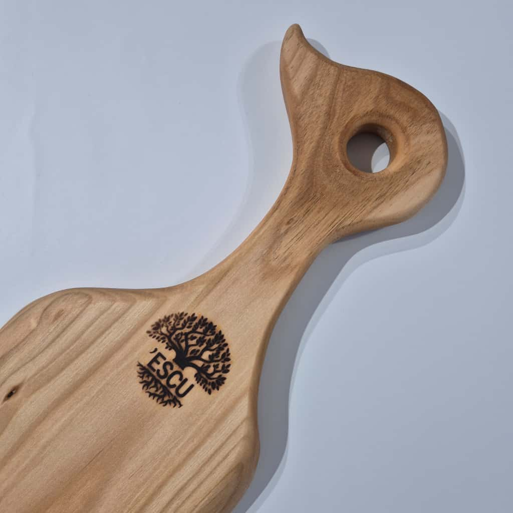 Platou de servire din lemn de cireș – handmade [3]