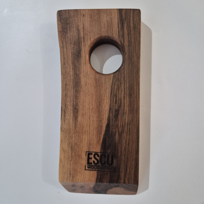 Suport din lemn pentru sticlă de vin handmade – echilibru elegant ESCU Woodwork [3]