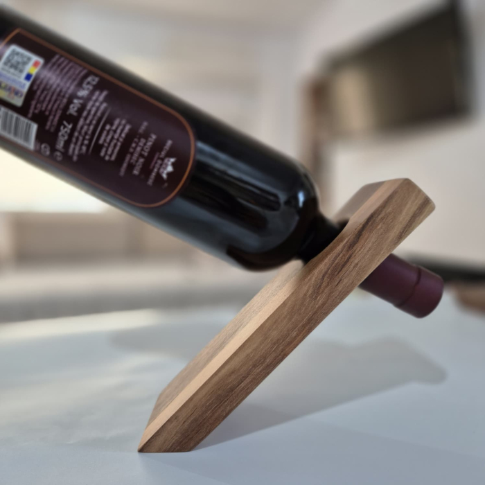 Suport echilibru pentru vin din lemn masiv – fibră naturală pronunțată ESCU Woodwork [2]