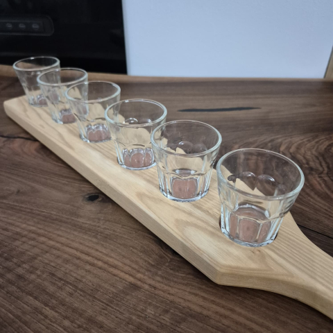 SUPORTURI - Suport pentru shoturi WHITE – handmade