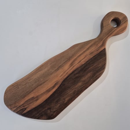 TOCATOARE SI PLATOURI - Platou artizanal mic cu mâner din lemn natural – handmade