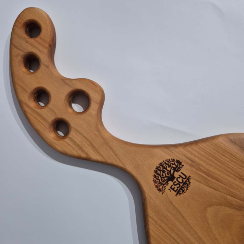 Platou mic din lemn masiv pentru servire – handmade [2]