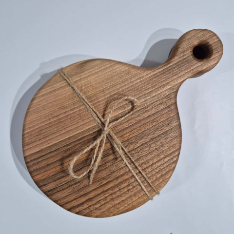 Set 2 platouri rotunde din lemn masiv Family of Two – ESCU Woodwork [5]