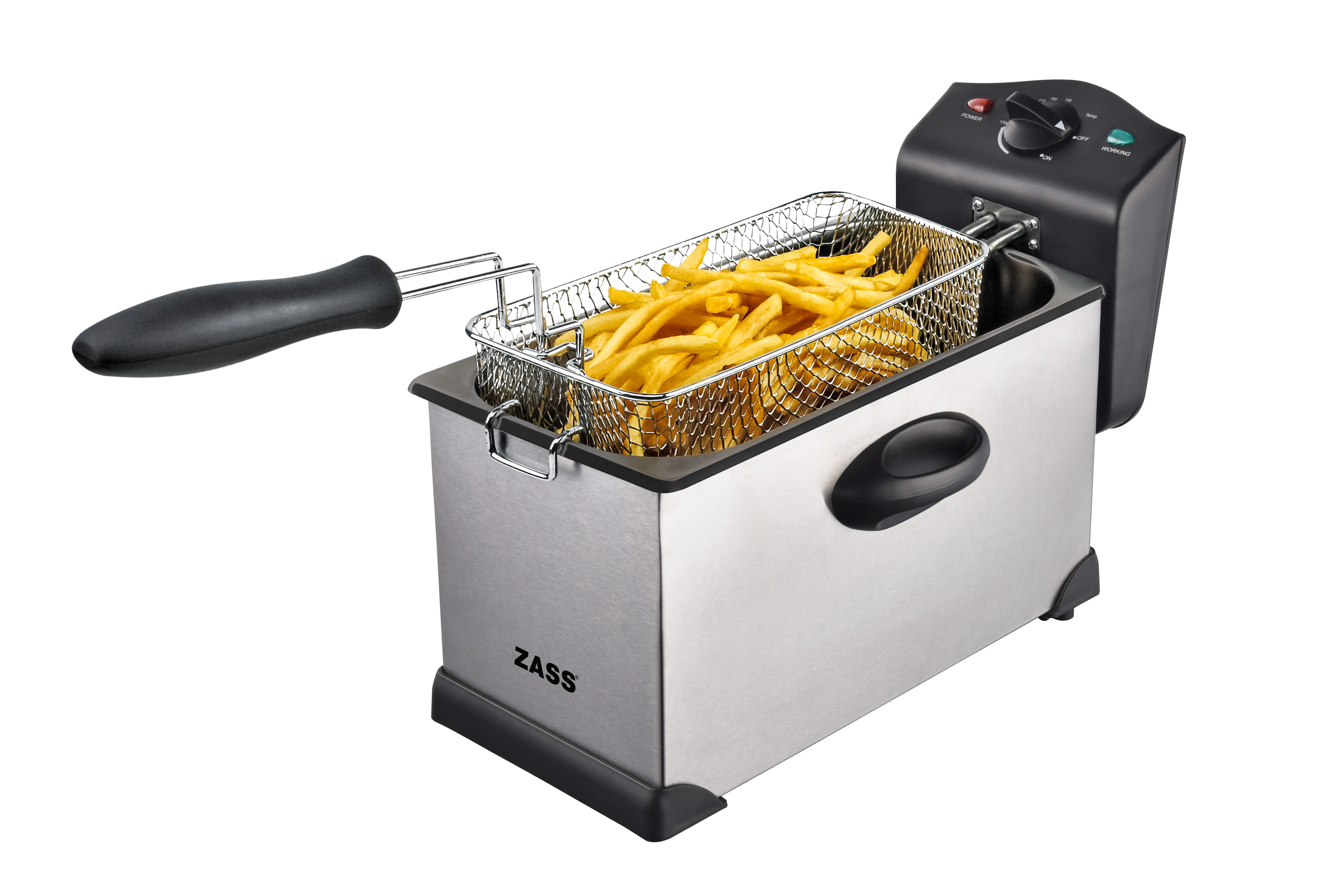 Friteuza cu ulei din inox, 3L, 2000W, Zass ZDF 05 [1]