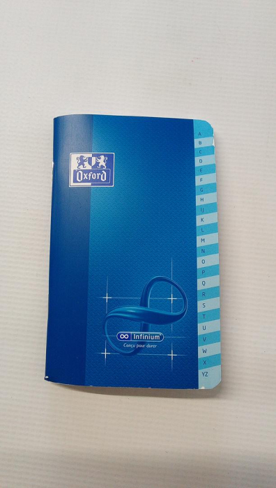 1 x Caiet Oxford Infinium Index de matematica, 9 x 14 cm, 96 pagini, pătrate mici 5 x 5 mm, albastru [2]