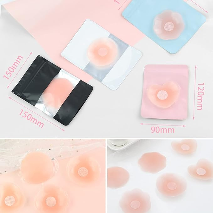 6 perechi de protectie pentru mameloane pentru femei -  GWAWG - NOU [3]