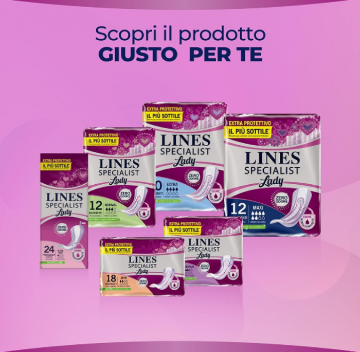 Absorbante pentru incontinență Lines Specialist Maxi, 6 picaturi, 36 bucati (3 pachete de 12) [4]