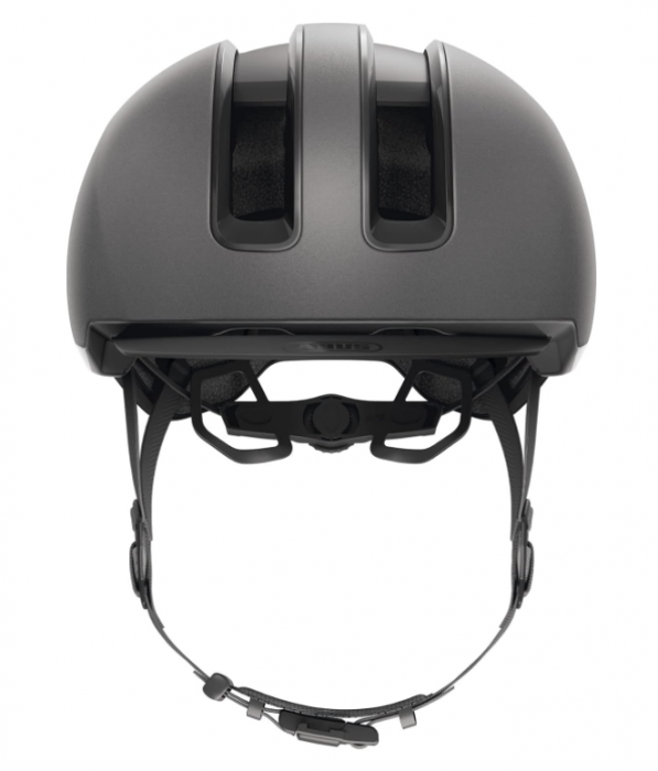 ABUS HUD-Y Cască de bicicletă unisex pentru adulți, Silber (Gleam Silver), S (51-55 cm) [4]