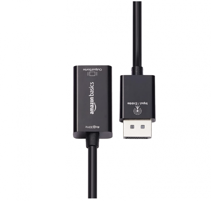 Adaptor Amazon Basics DisplayPort la HDMI (4k@30Hz) [2]