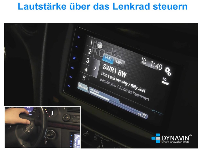 Adaptor fibră optică MOST DYNAVIN cu comenzi volan pentru navigație Mercedes E-Class W211 / W219 / R171 [6]