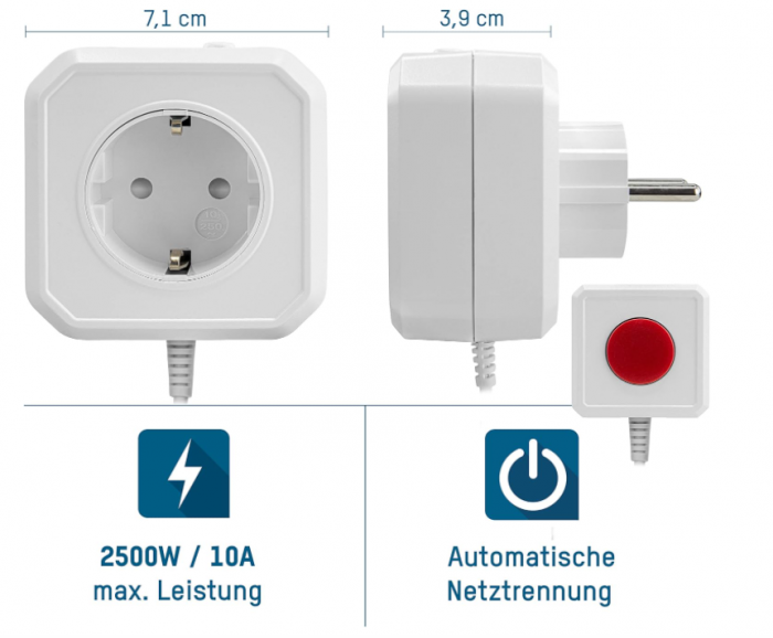Adaptor pentru priză ANSMANN cu economie de energie AES3.2 [5]