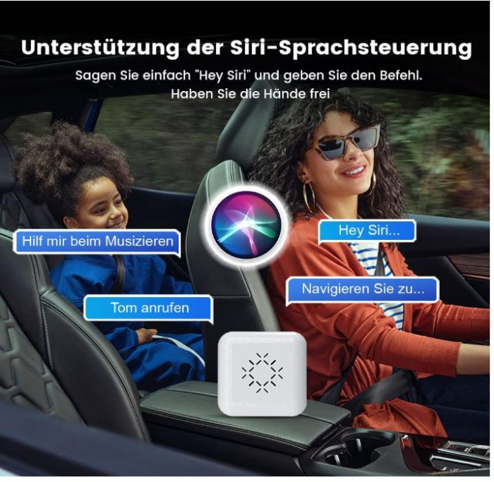 Adaptor USB wireless Apple Carplay Carlinkit 3.0 Mini pentru autoturisme, alb [6]