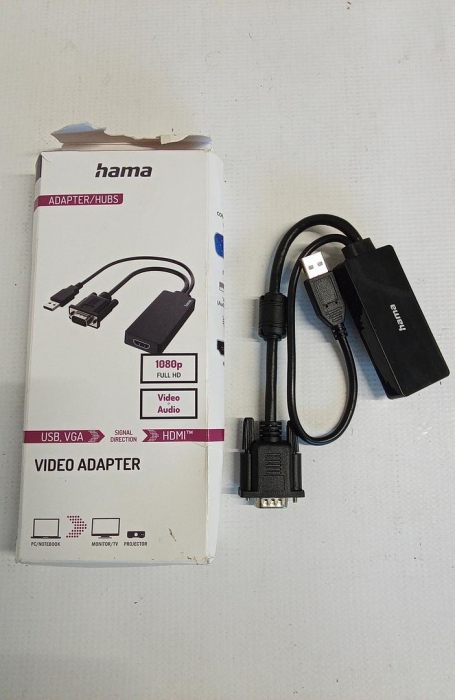 Adaptor Video Hama, Mufa VGA + USB - Mufa HDMI, Full HD 1080p [2]