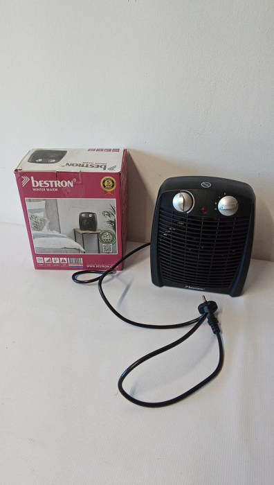 Aeroterma Bestron, Încălzitor cu ventilator, 20 m², 2000 w, negru [2]