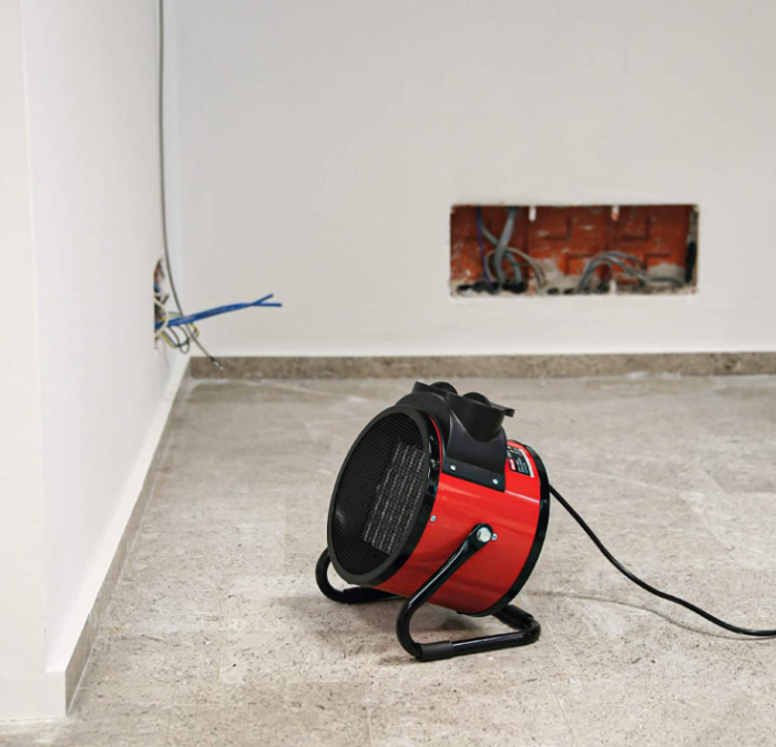 Aeroterma electrica Valex 1860106, 3kW, 2 nivele de putere, Roșu/Negru [3]