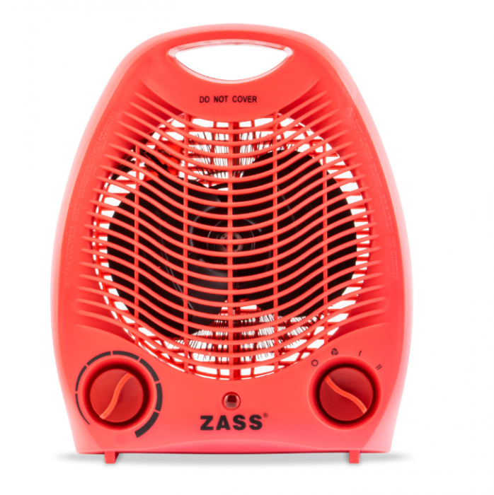 Aeroterma electrica Zass ZFH 02C, culoare rosu, 2 trepte de putere: 1000W / 2000W [3]