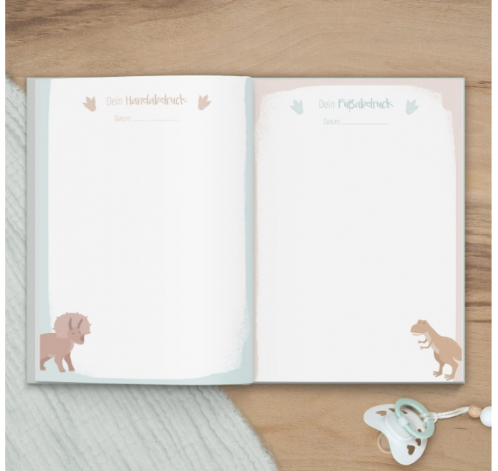 Album foto pentru bebeluși Mintkind, A5, limba germana [5]