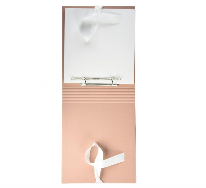 Album foto Rössler cu inele, 25 coli 230x210 mm, roz [4]