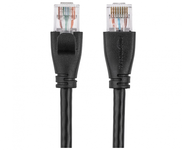 Amazon Basics Cablu Retea Ethernet RJ45 Cat-6, 15.2 metri, negru [3]