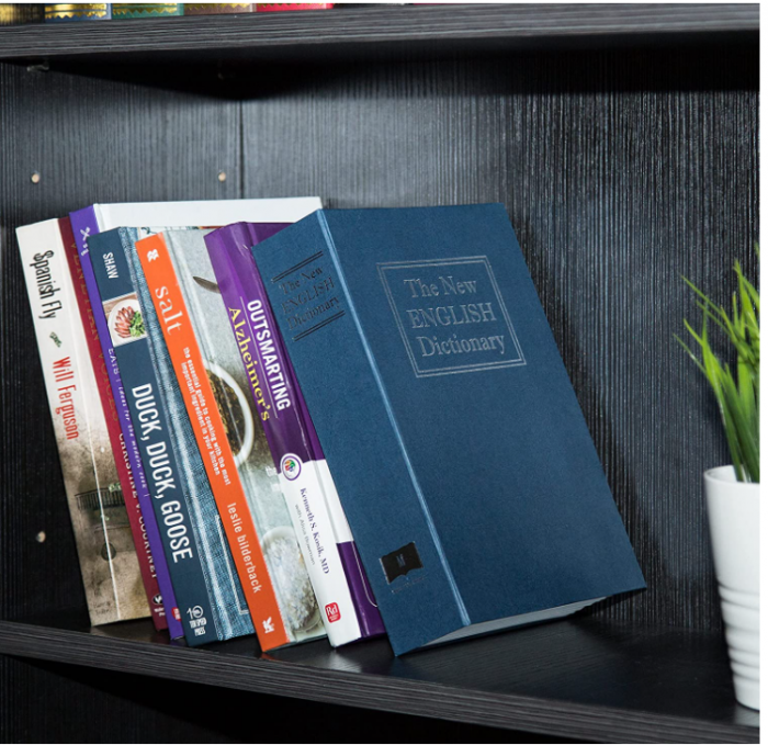 Amazon Basics Seif stil carte, Albastru [2]