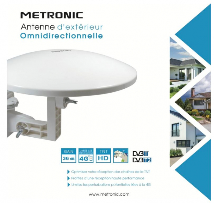Antenă externă omnidirecțională Metronic 427017, alb [6]