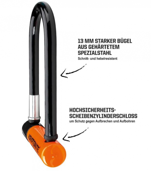 Antifurt bicicleta Kryptonite Evolution Mini-7, Flex, U-Lock [5]