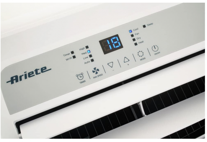 Aparat de Aer condiționat portabil Ariete Polar 14, 14000 btu/h, 220 Volți, Clasa energetică A, Alb [8]