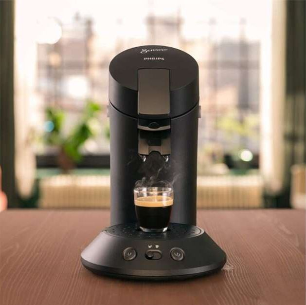 Aparat de cafea cu poduri Philips Senseo Original+ CSA210/61, negru [6]