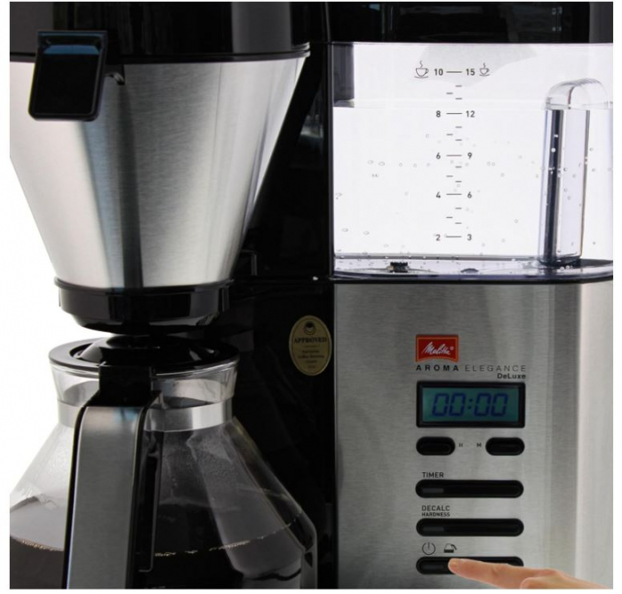 Aparat de cafea Melitta Aroma Elegance DeLuxe, 1012-03, 10-15 cesti, inox [4]