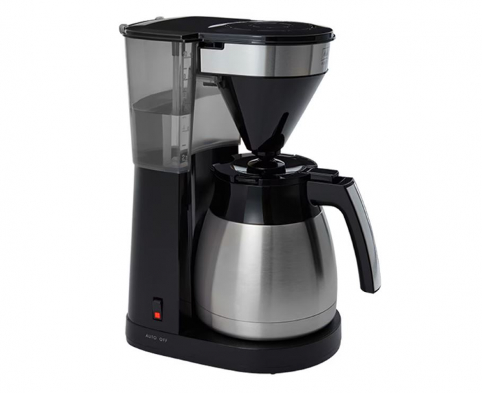 Aparat de cafea Melitta Easy Top Therm II Steel, 1.25L, Negru/argintu [1]